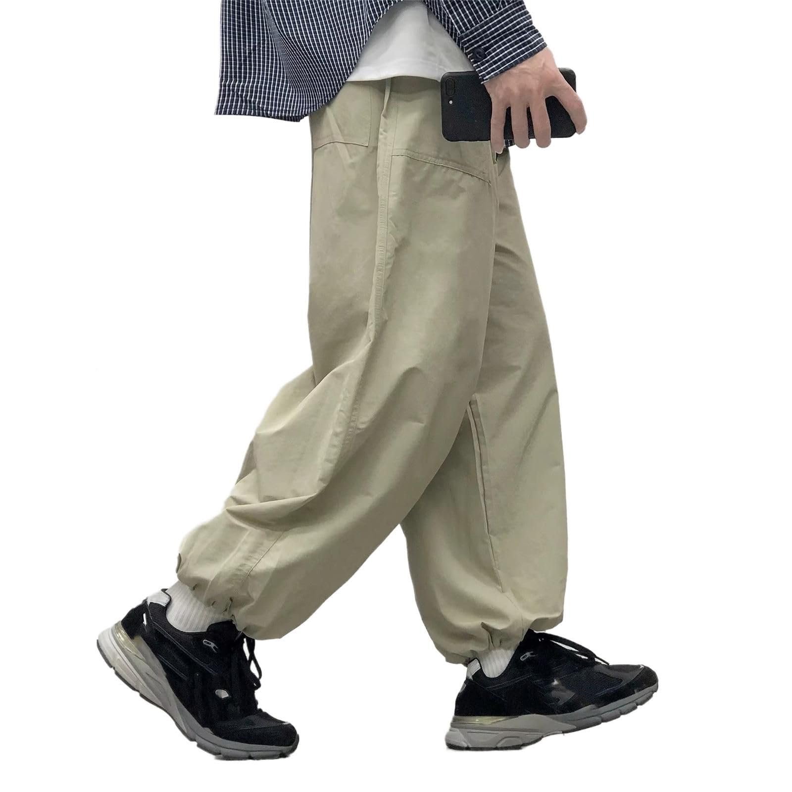 Pantalones harén de Carga Deportivos callejeros para Hombre, Sudaderas Unisex holgadas Casuales