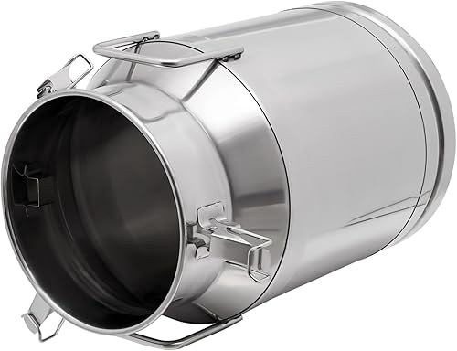 Miniatura 7 de Lata de leche de acero inoxidable con espiga, contenedor de almacenamiento de líquidos, tapa sellada, resistente, barriles de transporte de leche de