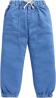 Toonyport Boys Cargo Pants with Drawstring Waist, Elastic Cuffs Price In India