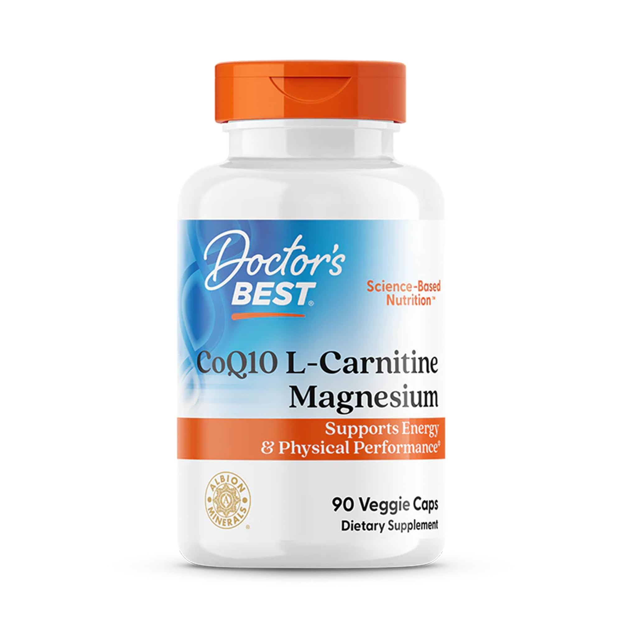Amazon.com: Doctor's Best CoQ10 L-Carnitine Magnesium Supplement - Energy &  Exercise Support for Men & Women, Naturally Fermented Coenzyme Q10, Gluten  Free, Soy Free, Vegan Formula
