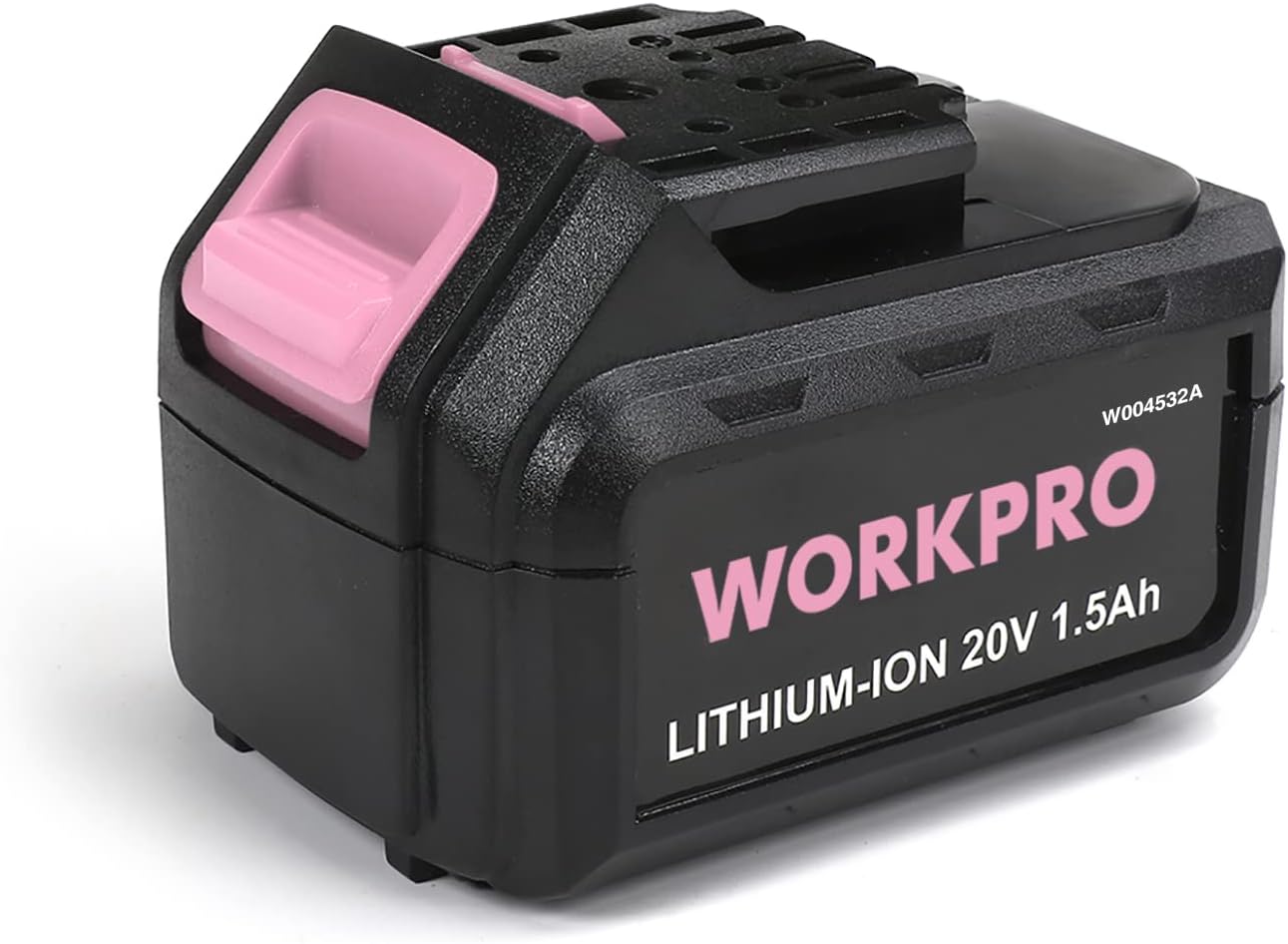 WORKPRO20V Replacement Li-ion Battery for 20V Pink Cordless Drill Driver