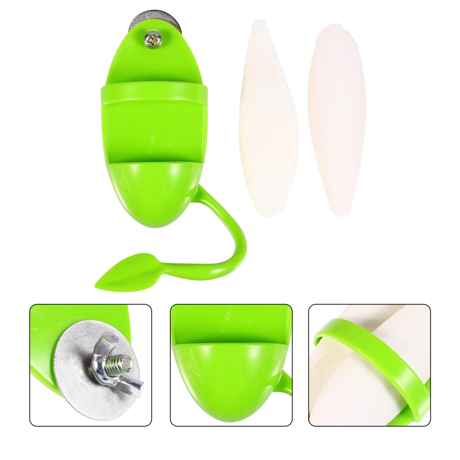 DOITOOL 6pièces Jouet à Mâcher De Seiche pour Oiseaux avec Support Suspendu Accessoire pour Perroquets Perruches Et Cockatiels