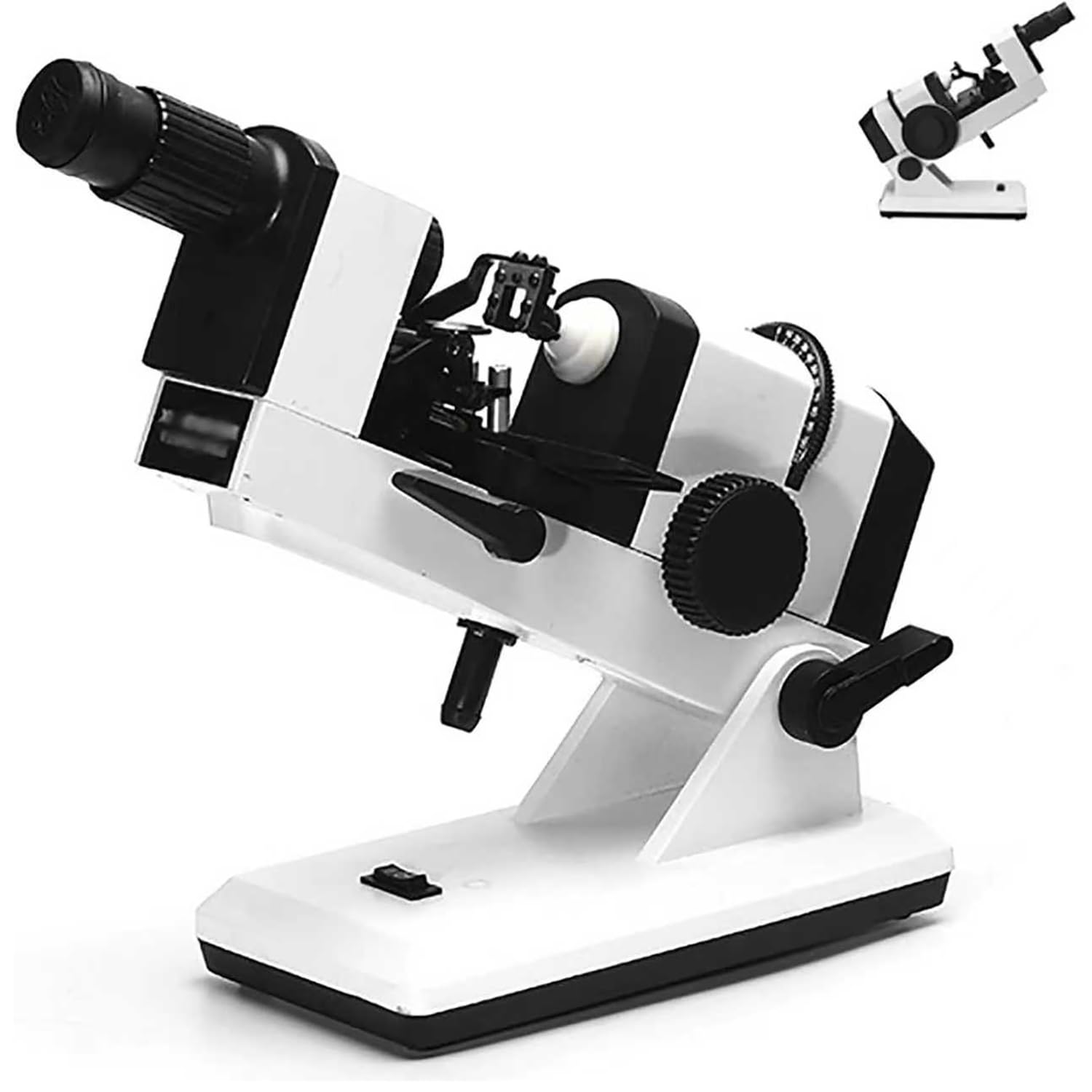 JXYQ Manual Optical Focometer, Portable Lensometer with External Reading for Optometry, Accurate Measurement for Optics Shops