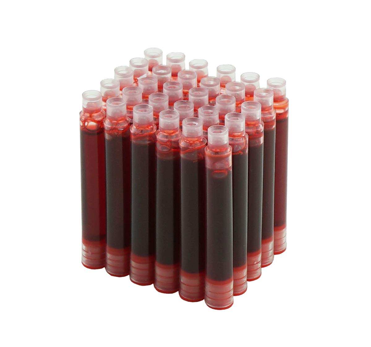 Erofa Red Fountain Pen Ink Cartridges, 30PCS Replacement Ink Cartridges โ image 1