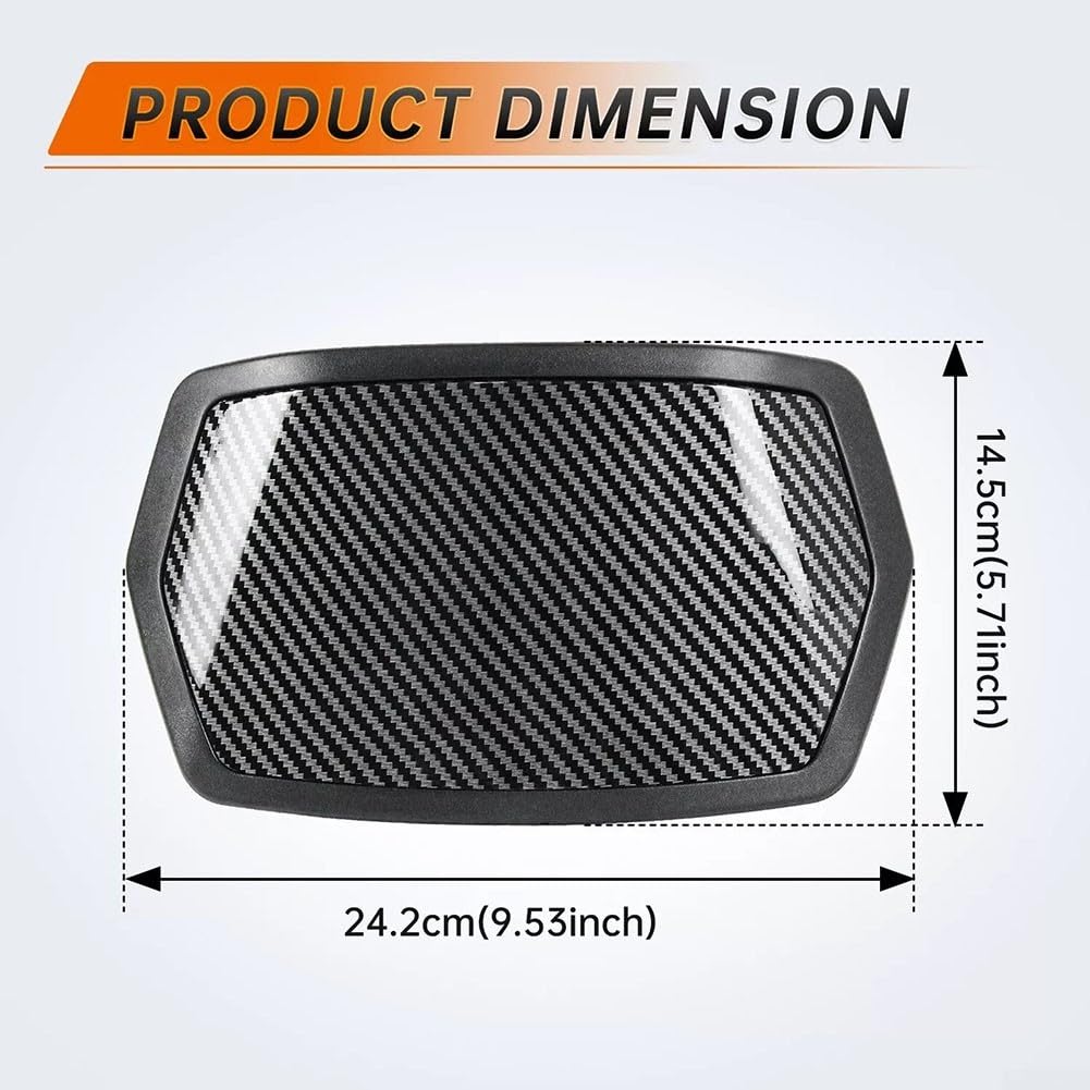 Déflecteur d'air en plastique pour Can-Am 2019, 2020, 2011, 2022, 2023, 2024, Ryker 600, Ryker 900, Ryker Rally (noir)