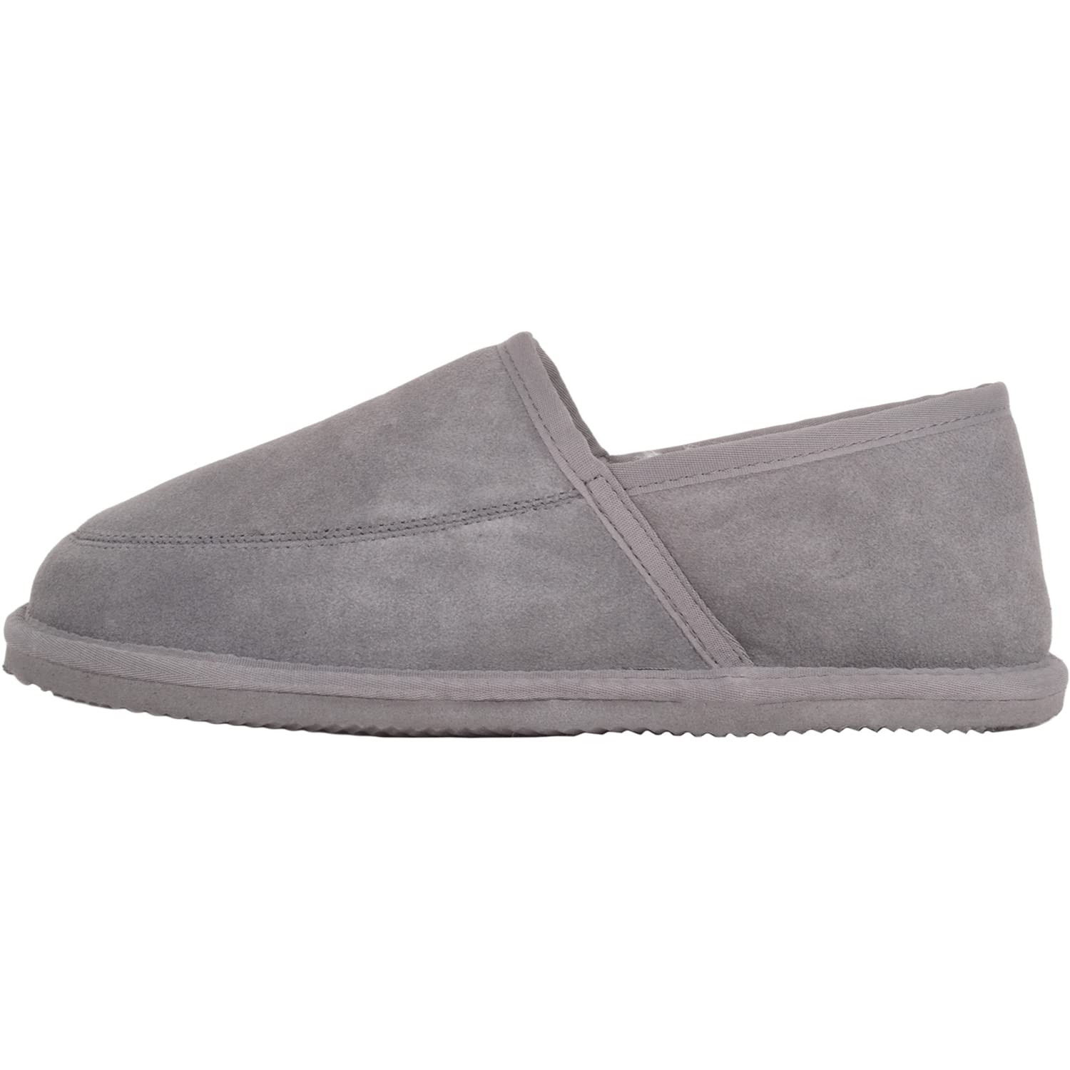 SNUGRUGS Suede with Wool Lining and Rubber Sole Zapatillas de Estar por casaUnisex Adulto