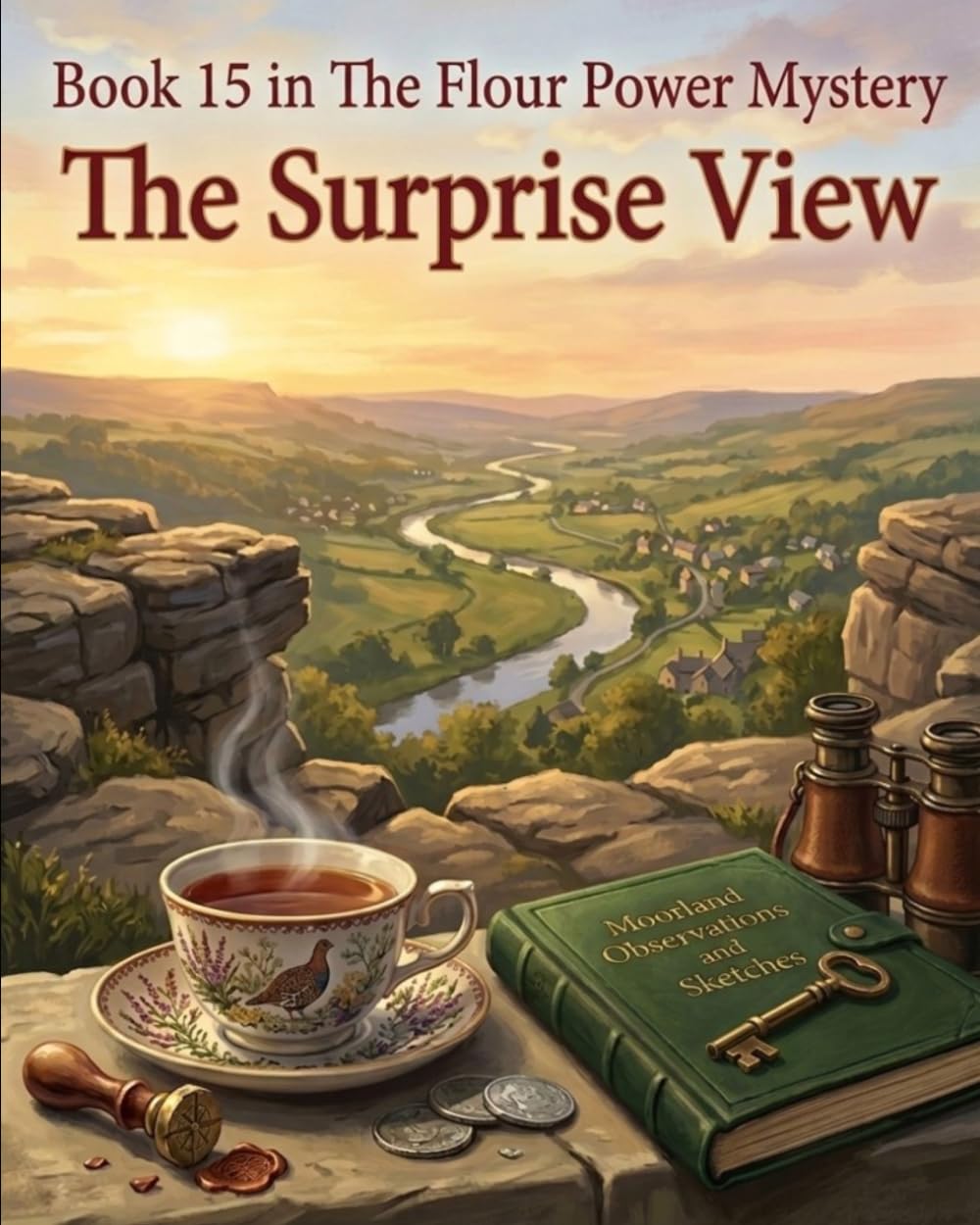 THE SURPRISE VIEW Murders - Book 15 in The Flour Power series: A Peak District Mystery of Wedding Bells, Village Scandals, and Murder Unraveled at ... Power Series a Cozy Culinary in Derbyshire)