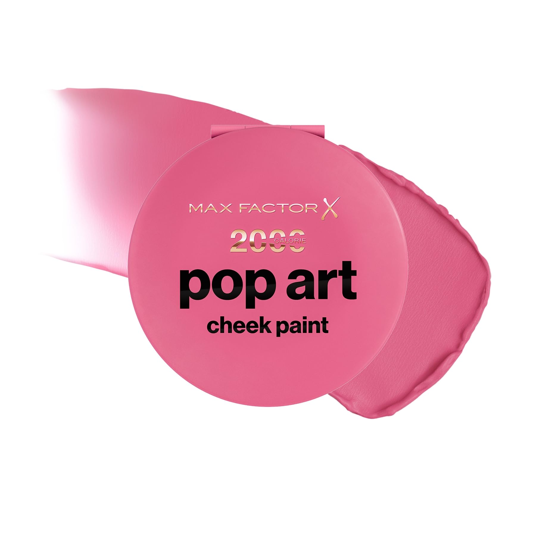 Max Factor 2000 Calorie Pop Art Cheek Paint, Blusher Bouncy 20, Blush, Cream-to-Powder Formula, Matte, Blurred Finish, High-Impact, Buildable and blendable, 5g