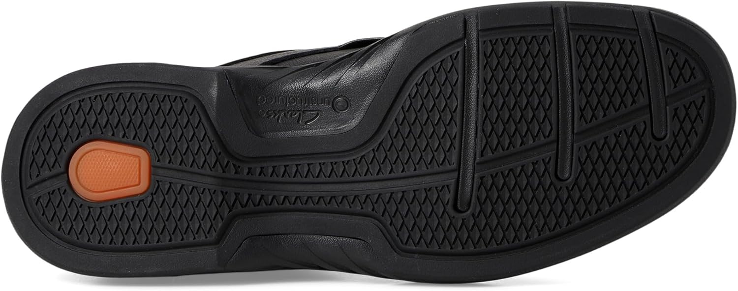 Clarks Men's Un Briley Pace Black Leather 7 Medium - Image 3