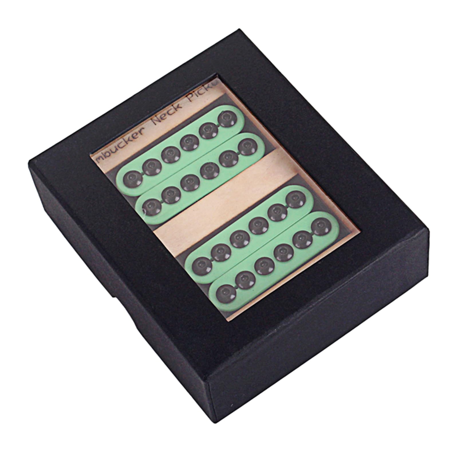 Set di 2 pezzi di pickup per chitarra a doppia bobina a ponte per chitarra elettrica a 6 corde per chitarra elettrica, set di pickup a doppia bobina, set di pickup in Alnico, pickup a 6 corde, manico