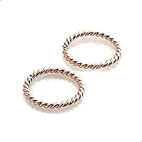 Vista 28 de Hoop Piercing Sterling Silver 20 Gauge Handmade Eyebrow Septum Huggie Cartilage Nose Tragus Earrings