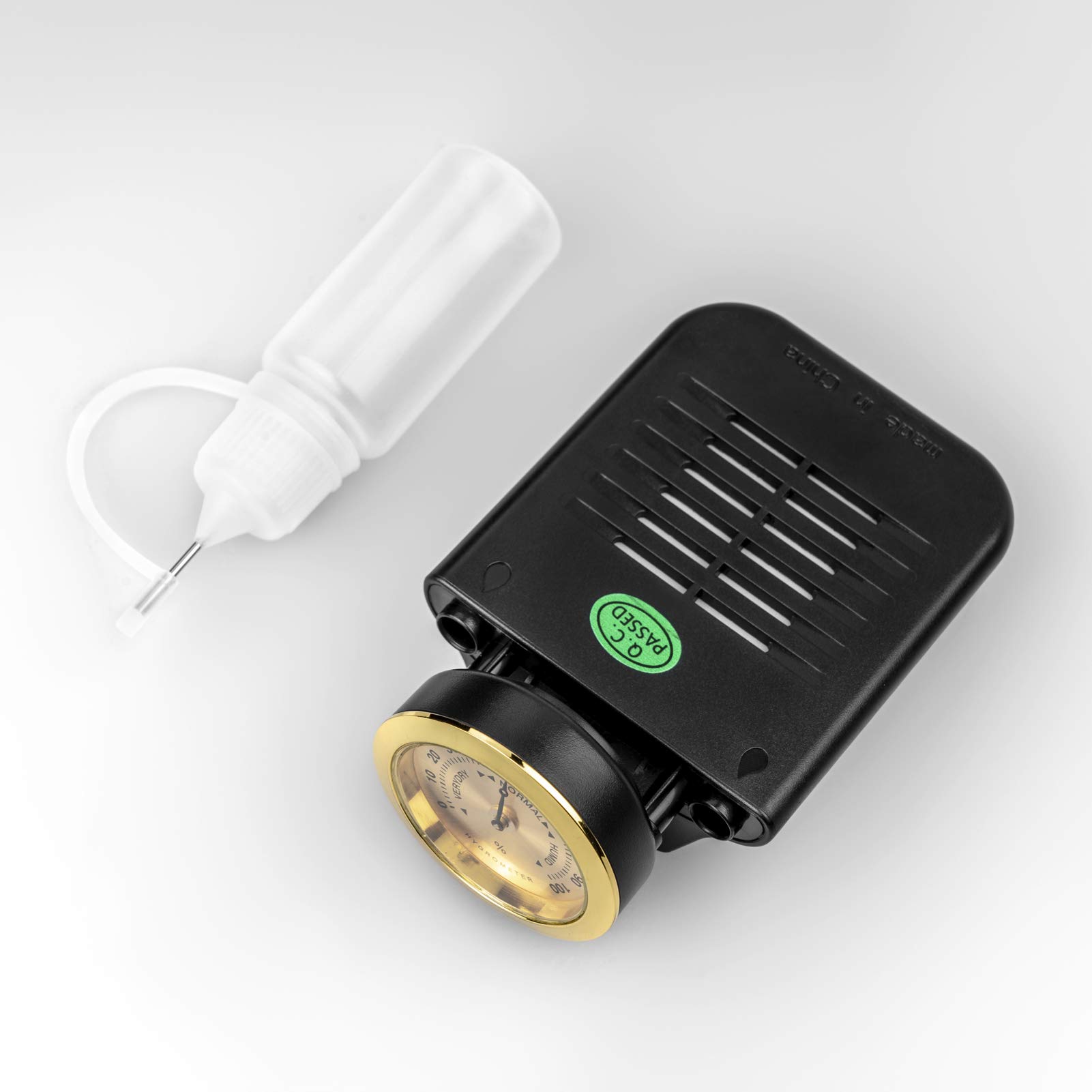 Humidificador para Guitarra,Universal Higrómetro Portátil ABS + Material de Metal para Guitarra Popular Guitarra Clásica Todas Las Guitarras Acústicas