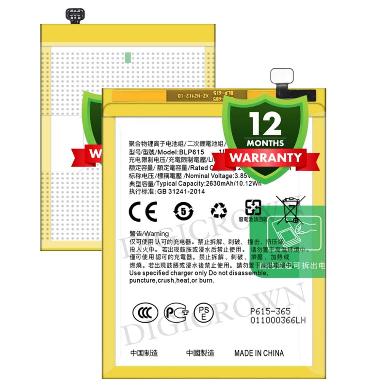 Image of Original BLP615 Battery Compatible for Oppo A37 | Neo 9 - (2630mAh) - 1 Year Warranty DF7