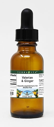 Extracto líquido de glicerita de valeriana y jengibre (15) - Sin sabor (1 oz, ZIN 523141)