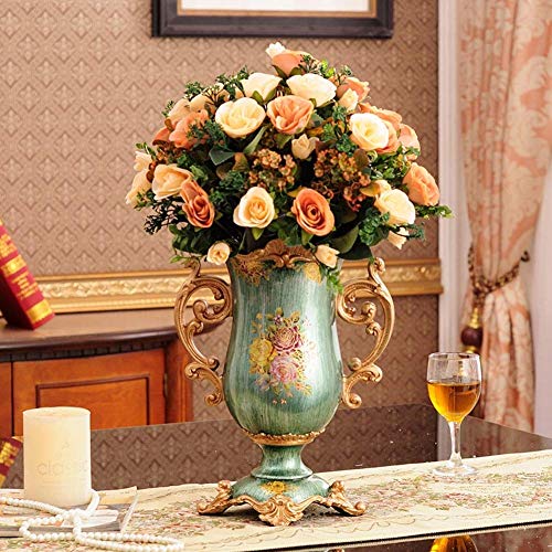 Vase en résine rétro incassable pour décoration de table hôtel et maison chic - 3