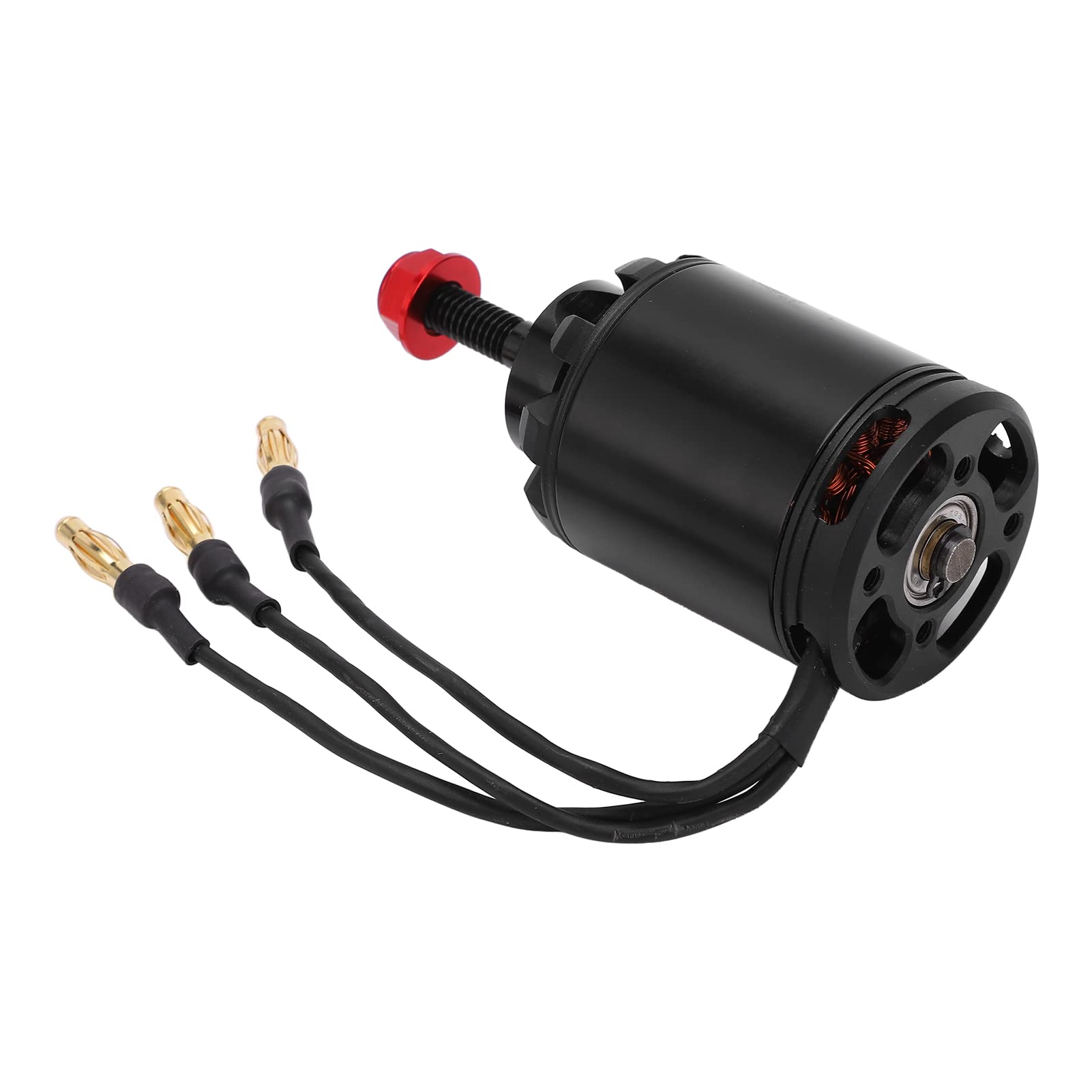 HUIOP Motor sin Escobillas de Alta Eficiencia 2825 700KV para Avión Teledirigido de Ala Fija RC, Mecanizado CNC, Eje Salida Acero Inoxidable, Pieza Motor 1100W 60A para Aviones Control Remoto (CCW)