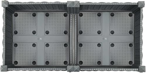 Miniatura 30 de Cama elevada, cama de jardín, maceta rectangular, jardinera de jardín, camas de jardín elevadas al aire libre, maceta de jardín de hierbas al aire