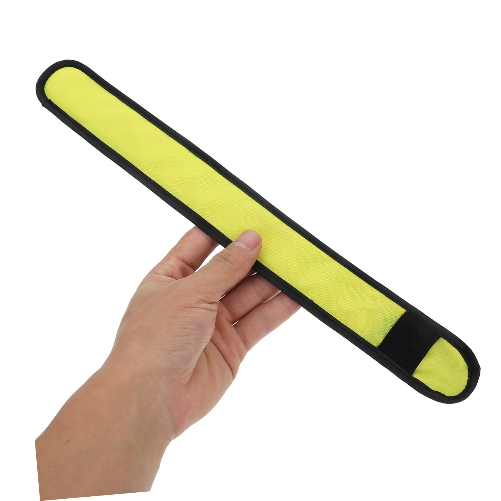 Toyvian 4 Stück Reflektoren Gürtel LED Sicherheitsband Pferdebeinband Gelb aus Stoff Verschleißfest und Tragbar für Sicheres Nachtreiten und Training