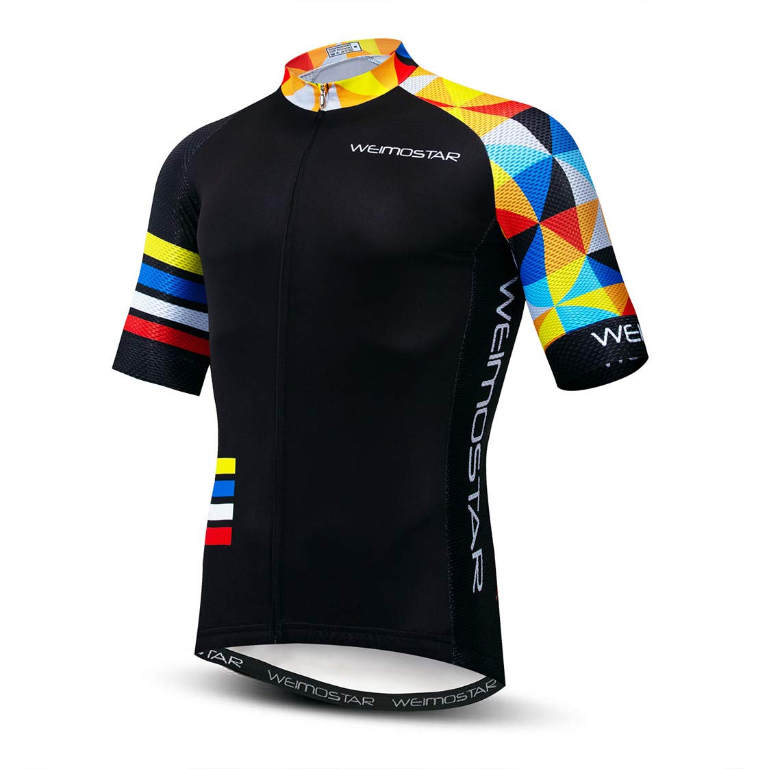 Weimostar Deutschland Radfahren Jersey Männer Radfahren Jersey Fahrradbekleidung Fahrrad top Schädel Schwarz