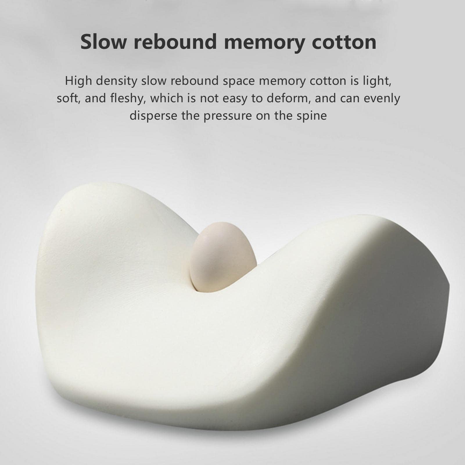 Cuscino per Il Collo dell'auto per la Guida, Supporto per Il Collo dell'auto per Il Sedile di Guida, Supporto Lombare per poggiatesta in Memory Foam, Cuscino per poggiatesta per Auto per Supporto ce