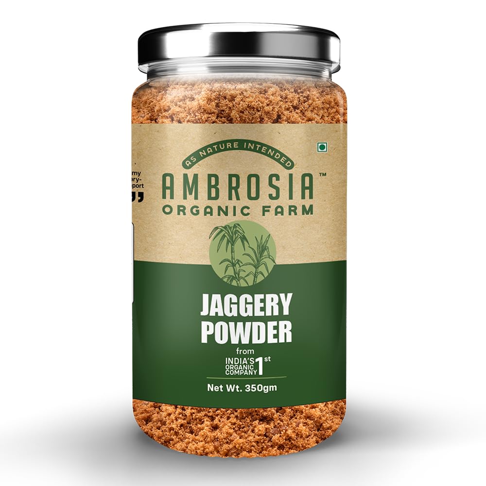 Ambrosia Organic Farm Jaggery Powder: Embrace Pure Sweetness and Enhanced Well-being - Gud Everyday Use Natural, Nutrient-rich, and the Ultimate Healthy Choice| Must Have Grocery Item. 350g (B0CGJMWB82) Amazon Price History, Amazon Price Tracker