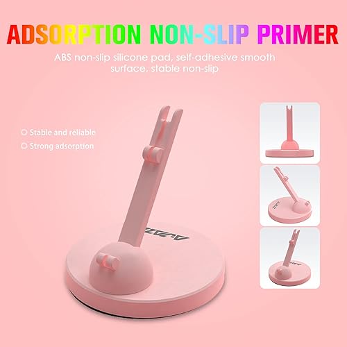 Miniatura 4 de Ajazz Games Mouse Bungee - Sistema de gestión de cable flexible giratorio de 360 grados para juegos de eSports FPS (rosa)