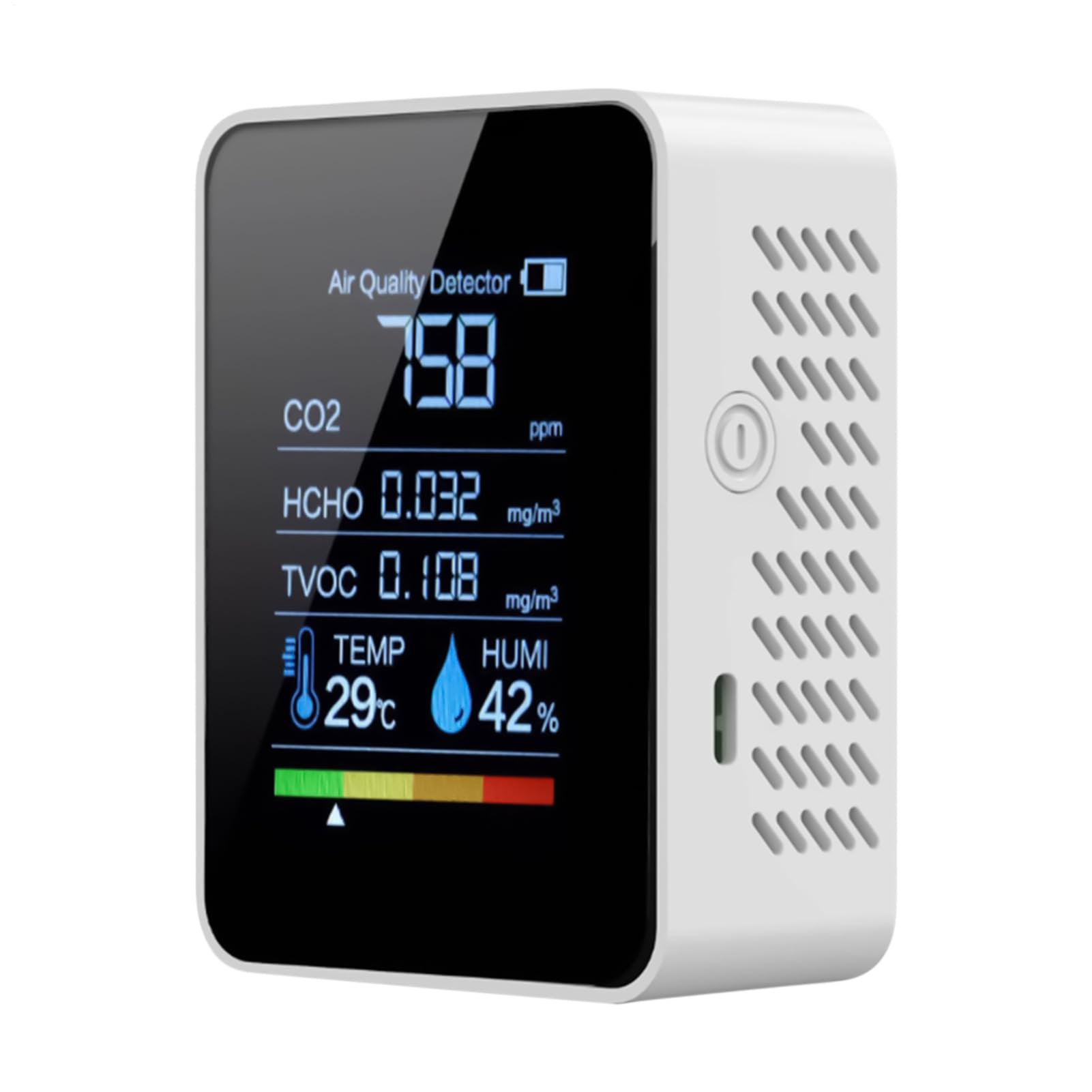 Generico de la qualité de l'air intérieur | Mesure de la qualité de l'air - Affichage clair et précis portable pour la détection de la chambre à coucher