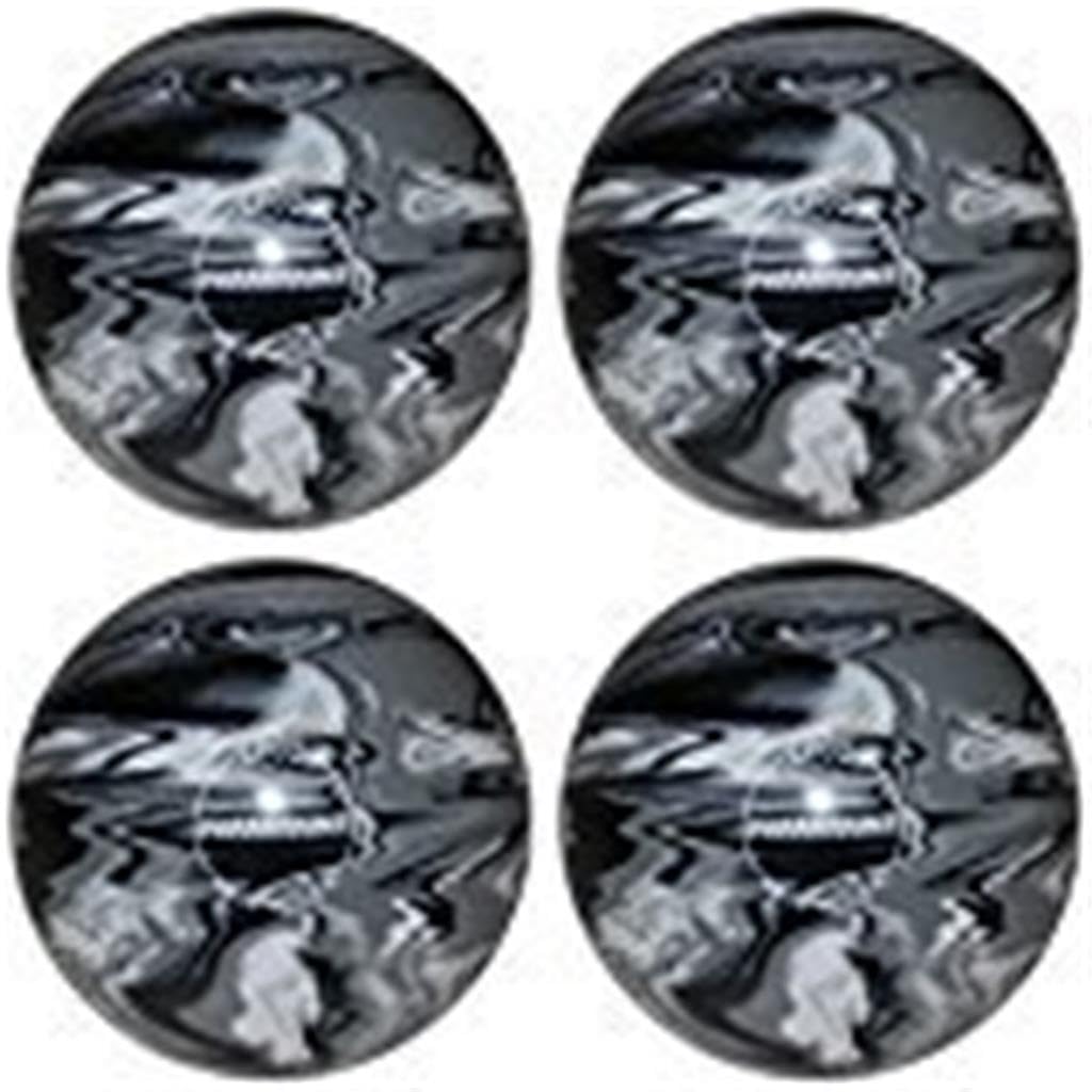Bowlerstore Products EPCO Candlepin Bowling Ball- Marbleized - Black, White & Grey (4 1/2 inch- 2lbs. 7oz.) 4 Balls