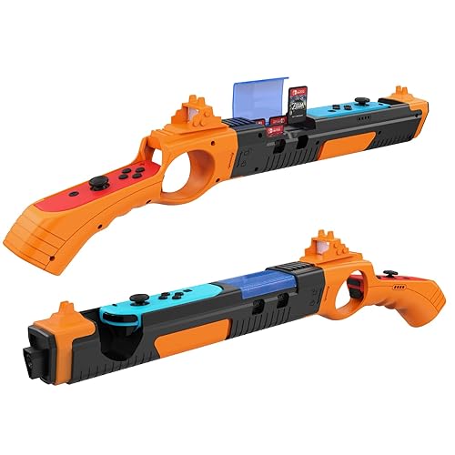 CODOGOY Shooting Game Gun Controller Compatible with SwitchSwitch OLED Joy-Con, Hand Grip Motion Controller for Nintendo Switch Shooter Hunting