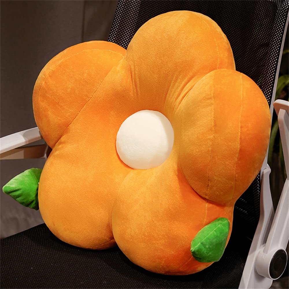 Coussin de tournesol pour assise dure, oreiller fleur de canapé cosy
