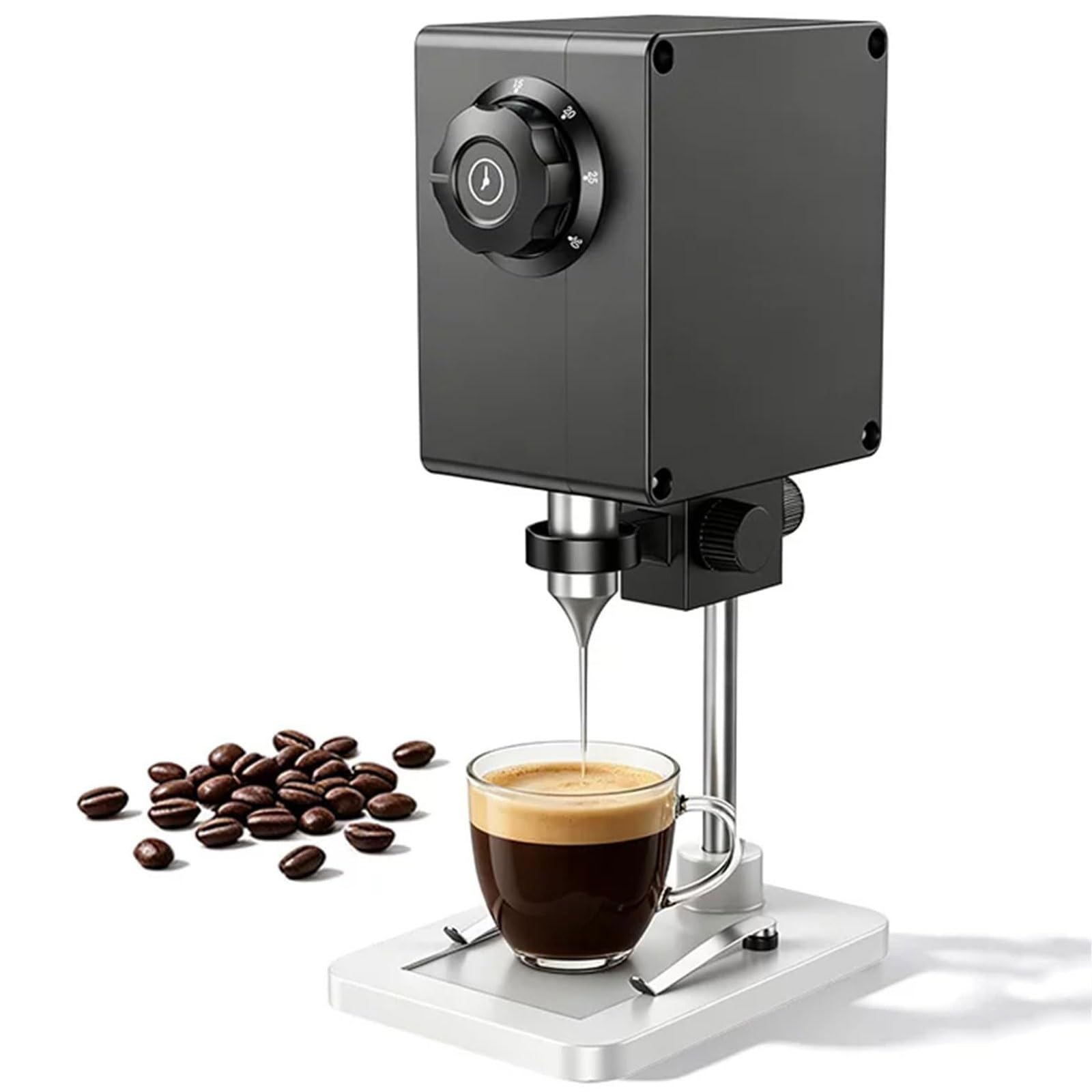 Homogeneizador pequeño, sonda de titanio, temporizador y soporte ajustable, mezclador disruptor de células sonicador para café casero, té, fabricación de leche, mezclador de cocina