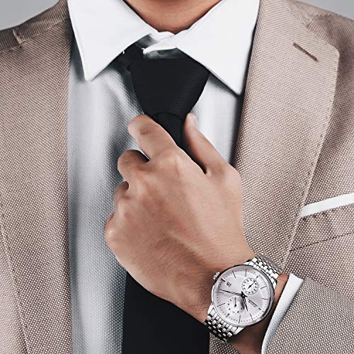 Image of FEICE Automatic Waches for Men Bauhaus Analog Mechanical Men's Watch Casual Waterproof Anti Shock Dress Watch Stainless Unique Gifts FM212 Watch.