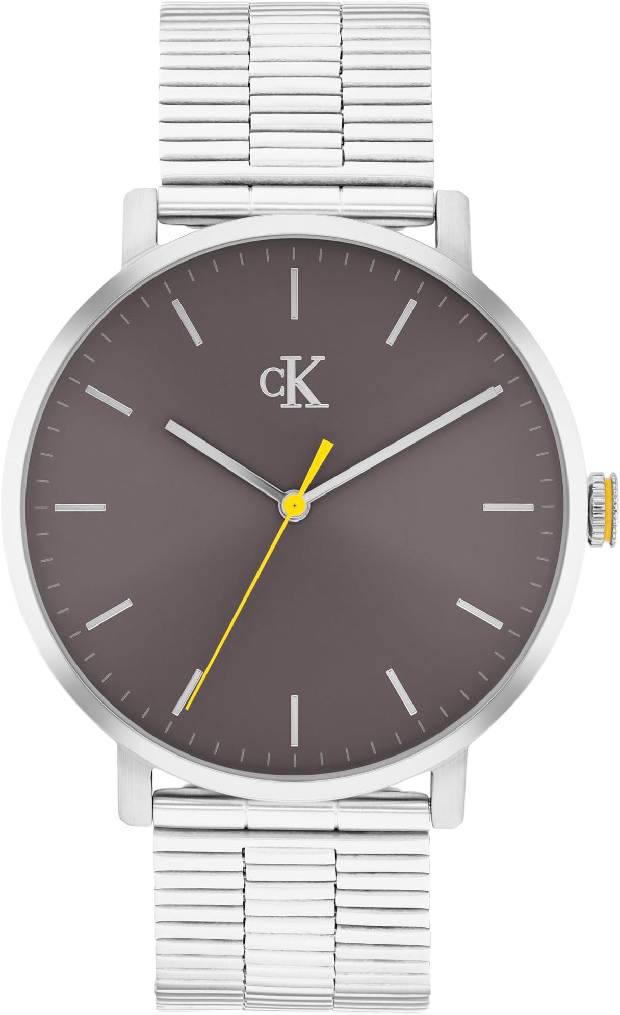 – Three Hand Quartz Movement Watch CK Real Collection with Stainless Steel Bracelet
