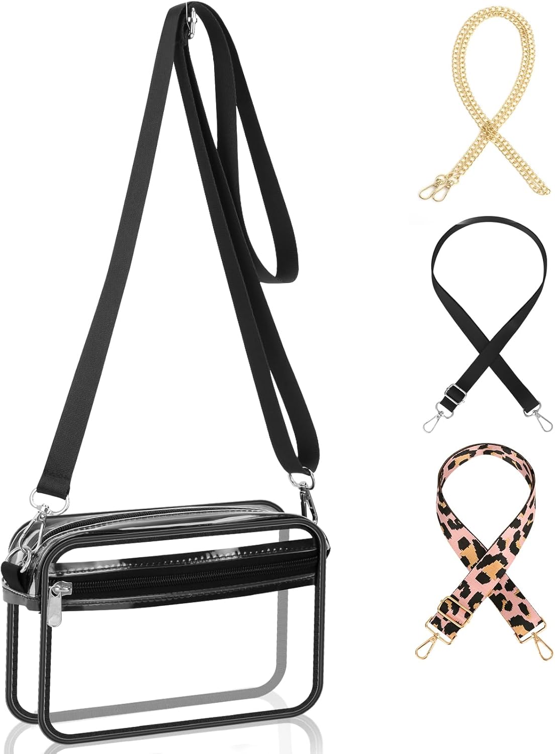 ROADPLUM Clear Bag Stadium Approved, Waterproof Clear Purse