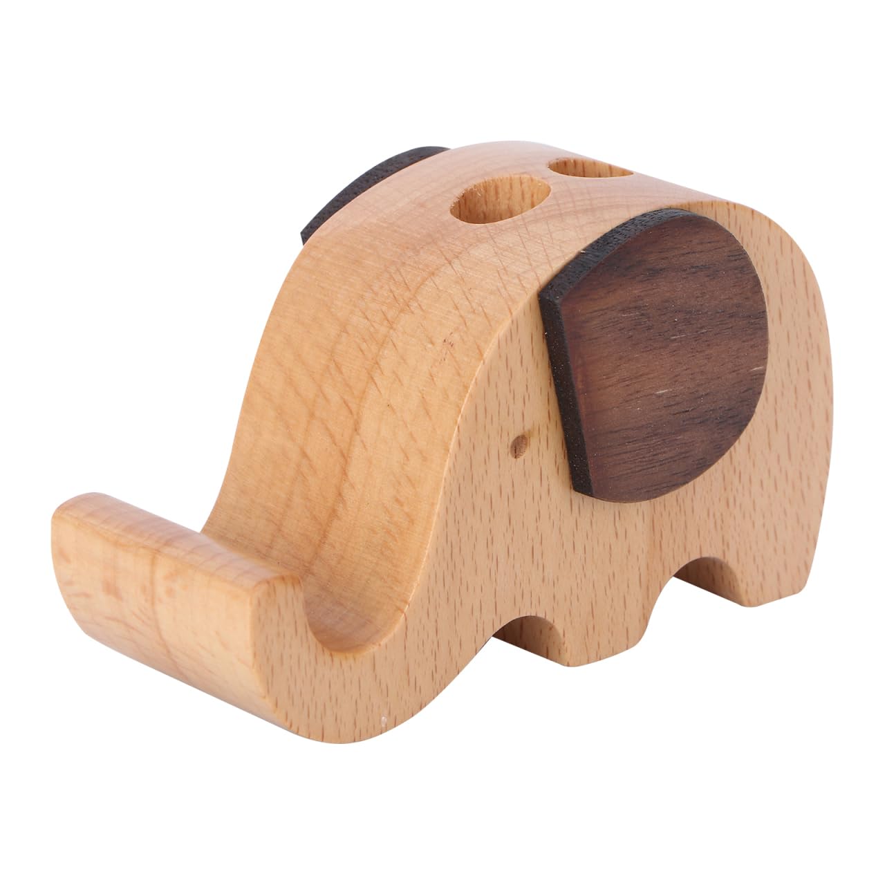 VILLCASE Elephant Pen Holder with Mobile Phone Stand Multifunctional Desk Organizer for Office Home School Storage Pot Decoration