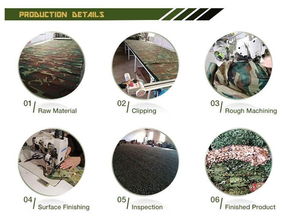 Tarnnetz tarnnetz Jagd 3x3m(9.8x9.8ft) für Dekoration Sonnenschutz Jagd Camping Outdoor Militär Garten Party Dekorationen Sonnenschirm