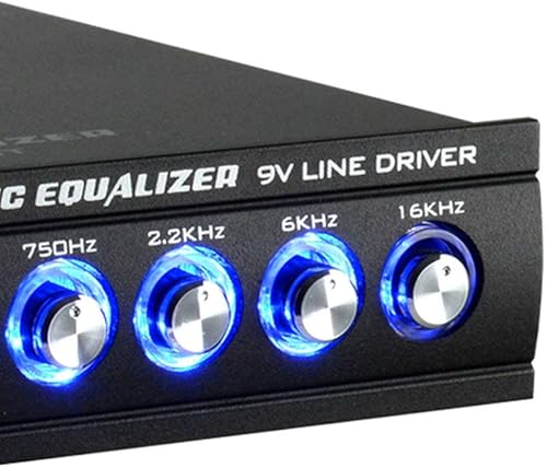 Miniatura 7 de Audiopipe EQ-709X - Ecualizador de audio de coche con gráfico de 7 bandas de 9 voltios universal medio DIN para sistema de sonido estéreo de coche,