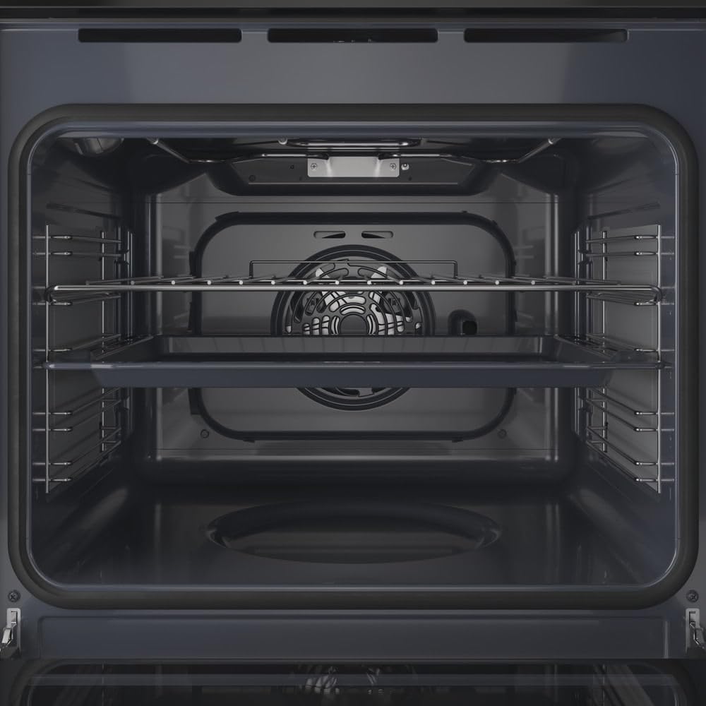 Hotpoint - HAO455CB Four Encastrable Catalyse 71L - Chaleur Tournante - Écran LCD - Programmes Automatiques et Minuterie - H 59,5 x L 59,5 x P 55,1 cm - Classe Énergétique A - Noir