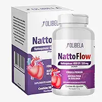 Nattokinase Olibela 4000UF 90 Cápsulas Veganas Alta Concentração - Suplemento Alimentar para Suporte à Circulação e Saúde Vascular - Enzima Natural de Alta Pureza Fabricado no Brasil - Olibela Suplementos