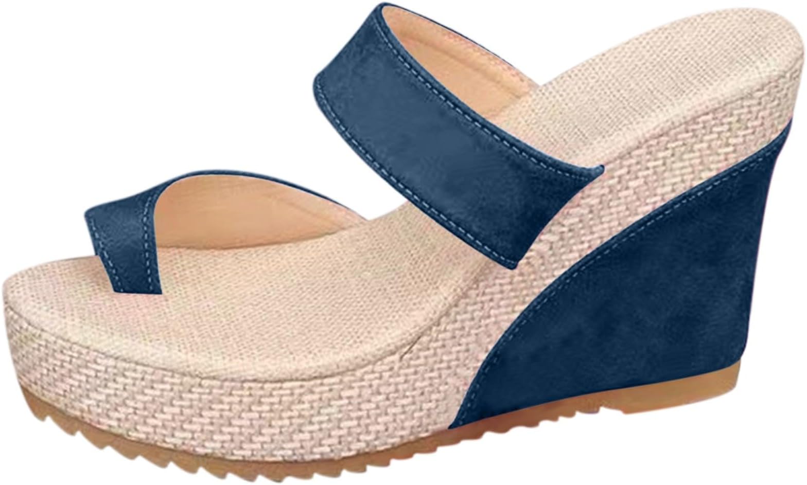 Women Miami Toe Loop Sandal Summer Sandals For 2026 Slides Ladies Heel Comfortable Cushioned Footbed Recovery Mules Casual Daily Wear Shoes Support Beach Foot Thongs Black Flip Flops