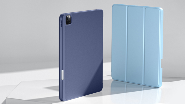 Vobafe - Carcasa Magnética Compatible Con Funda Para IPad Pro 11 2022/2021/2020/2018, Funda De Tres Persianas Con Llavero, Soporte Para 2ª Gen, Lápiz Despertador/suspensión Automática, Color Verde