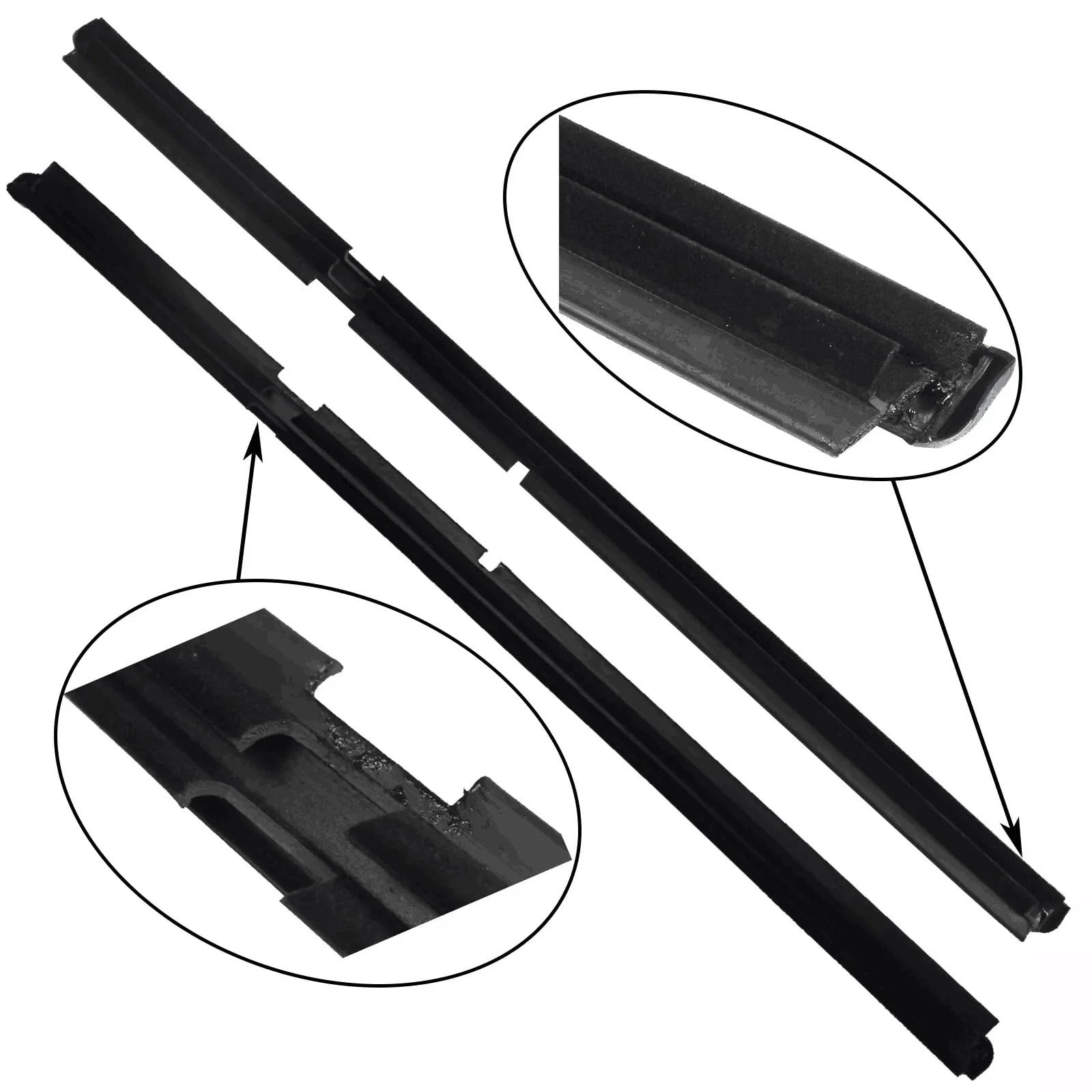 Tira Sellado Junta Goma Puerta Juego De 4 Burletes Goma Para Ventanas Delanteras Y Traseras Para Grand Para Cherokee II WJ/WG 1998-2005 Resistentes Al Agua