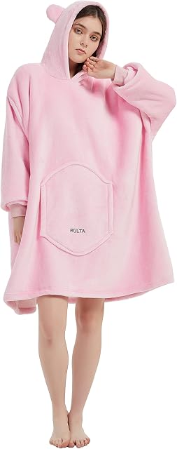  Blanket Hoodie Oversized Hooded Adults Men Women Blankets Animal Comfortable Sherpa Wearable Blanket