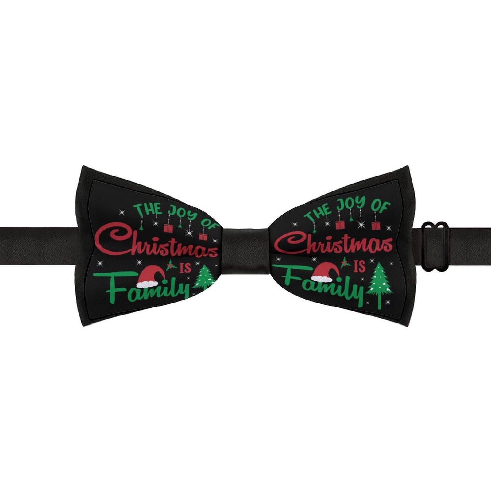 GoasNei Jesus Is The Reason For The Christmas Season Bow Tie for Men Adjustable Necktie Funny Tie Neck Ties for Weddings Party