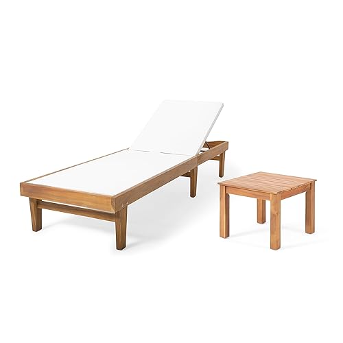 Christopher Knight Home Summerland Outdoor Lounge with End Table