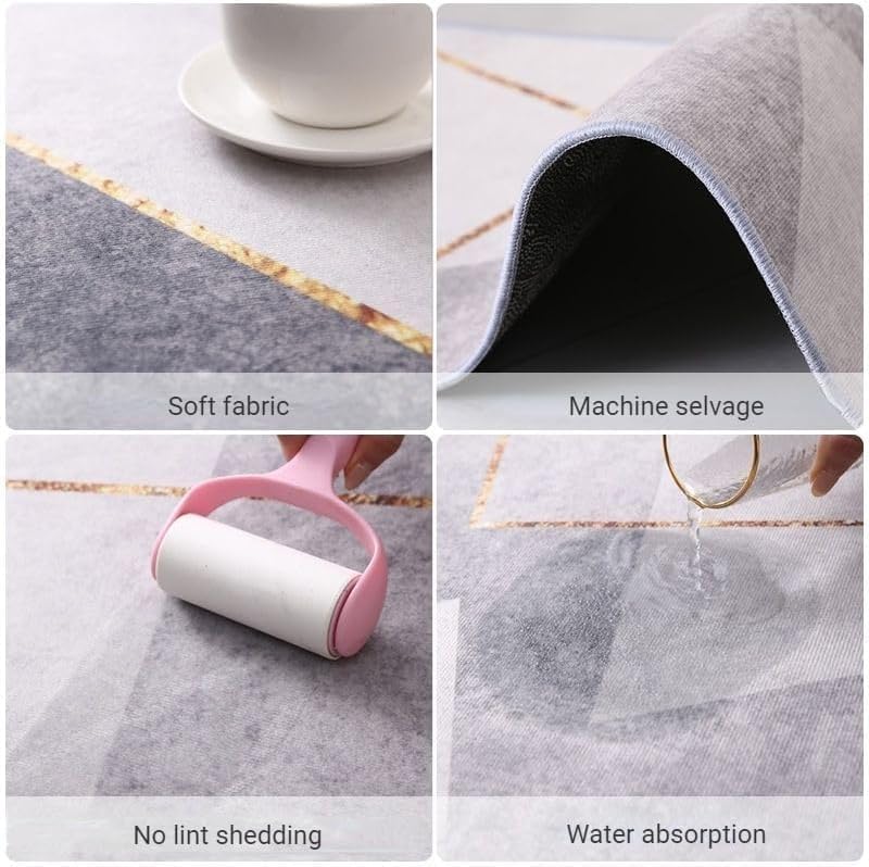 Miniatura 4 de Alfombra vintage bohemia de mediados de siglo, 6 x 8 pies, estampado geométrico abstracto retro negro y naranja, moderno y contemporáneo,