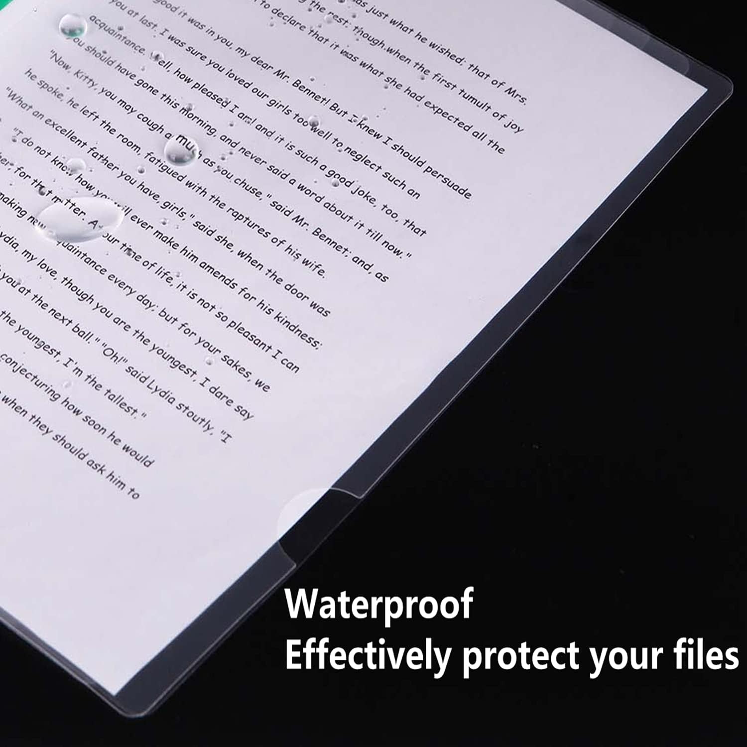 Buy GUOKOFF A4 Clear Report Cover, 7mil, Red(10 Pack), 15mm Sliding Bar