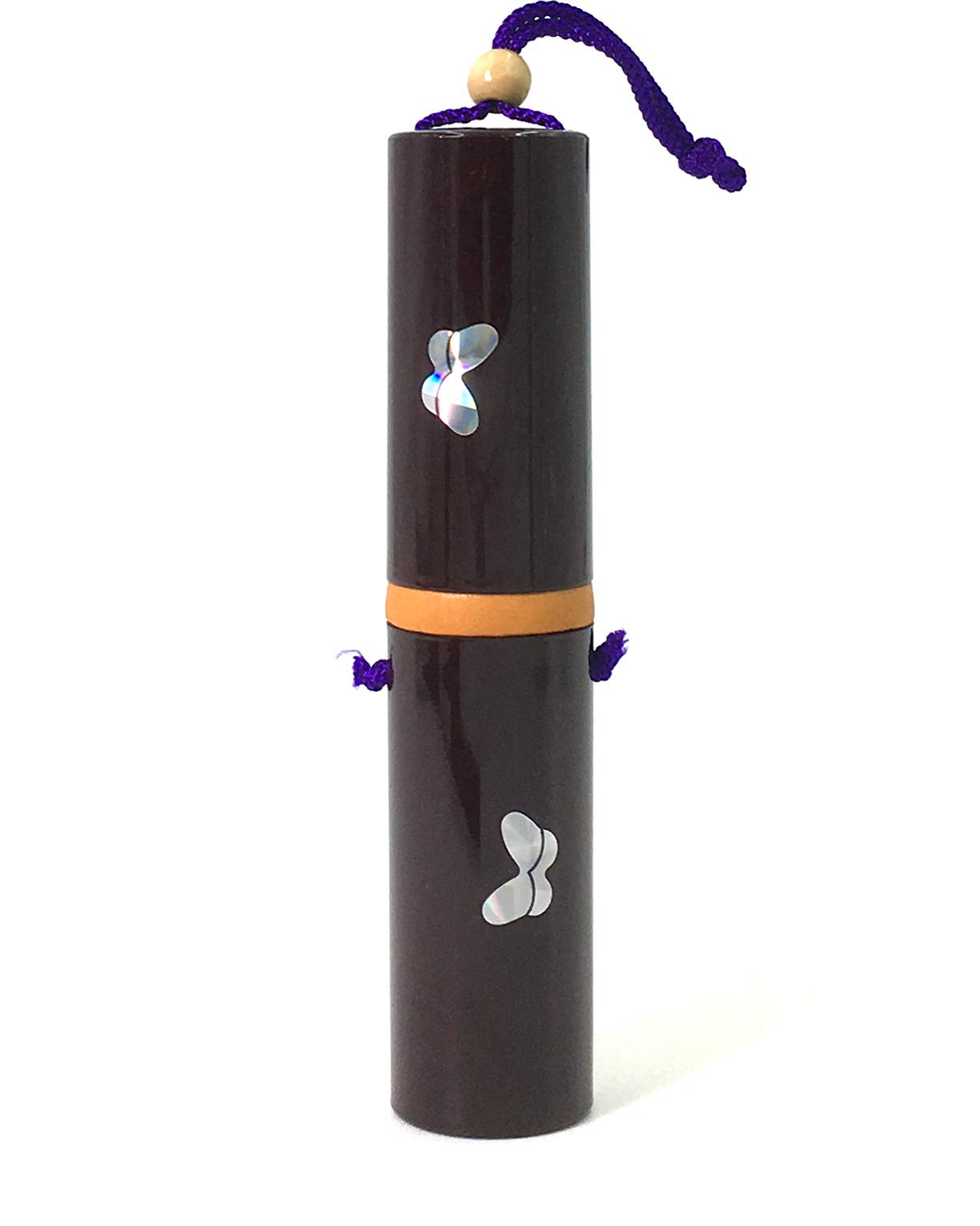 Amazon｜漆ぷろだくと お墓参り用 線香筒 蝶 紐付き｜香合・塗香入れ