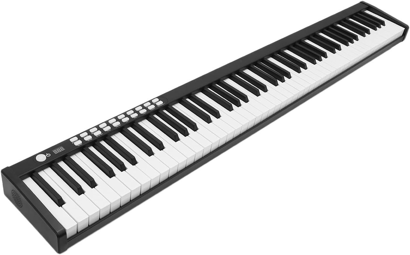 88 Key Full Size Keyboard Piano Weighted Electric Piano Bluetooth MIDI Digital Piano With Sustain Pedal, Carry Bag And Power Adapter For BeginnerBlack