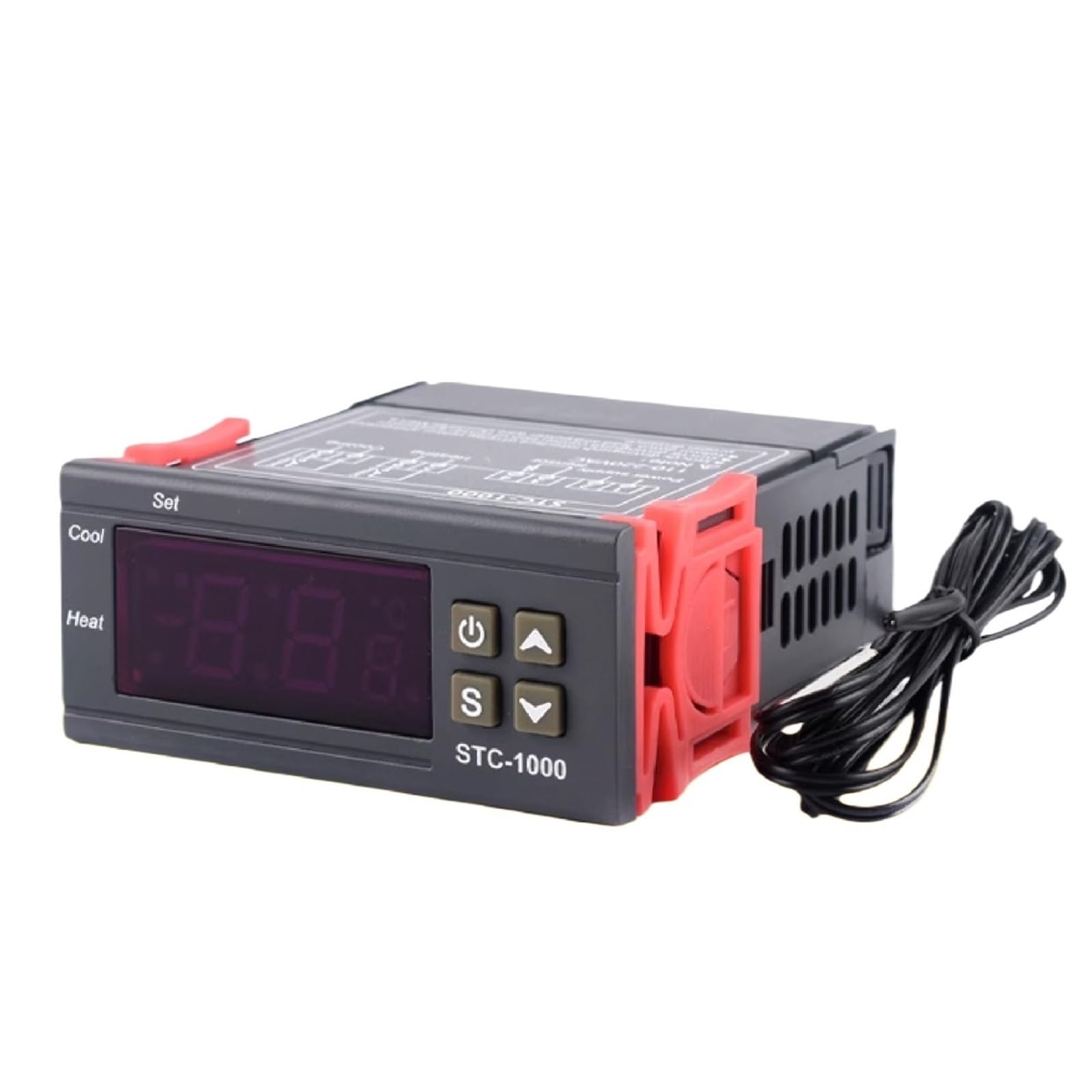 1 Uds STC-1000 controlador de temperatura Digital termostato relé Dual 12V 24V 220V(STC-1000-110-220VAC)